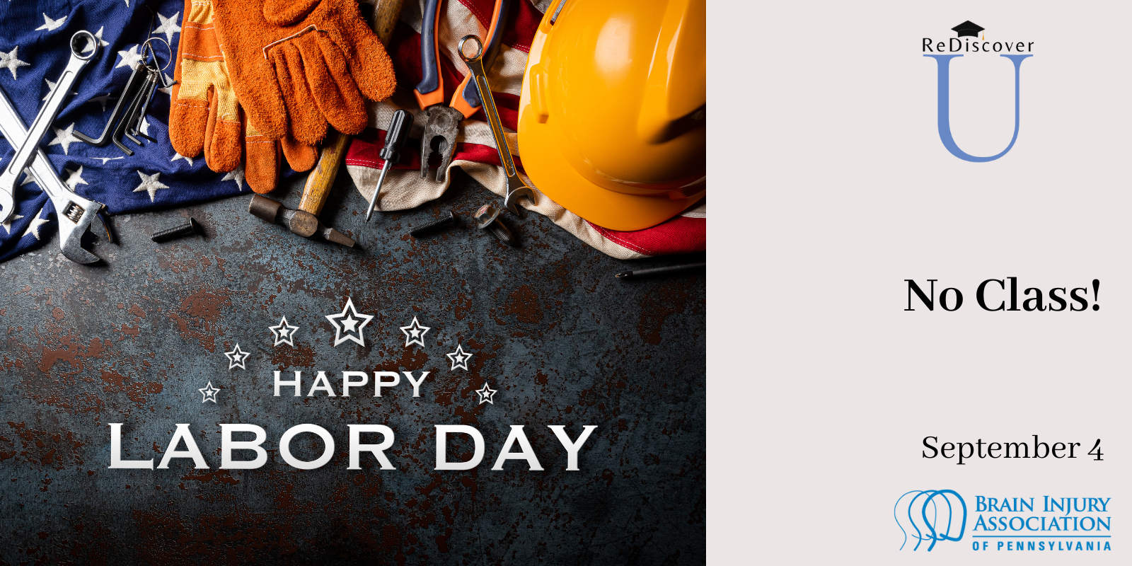 Labor Day, hard hat, gloves, tools