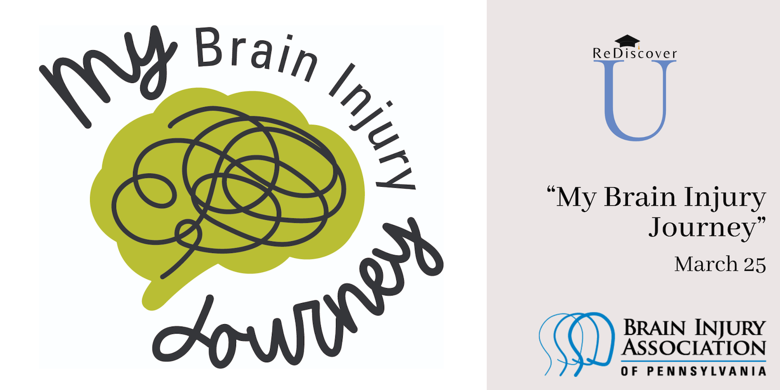 March 25: "My Brain Injury Journey"